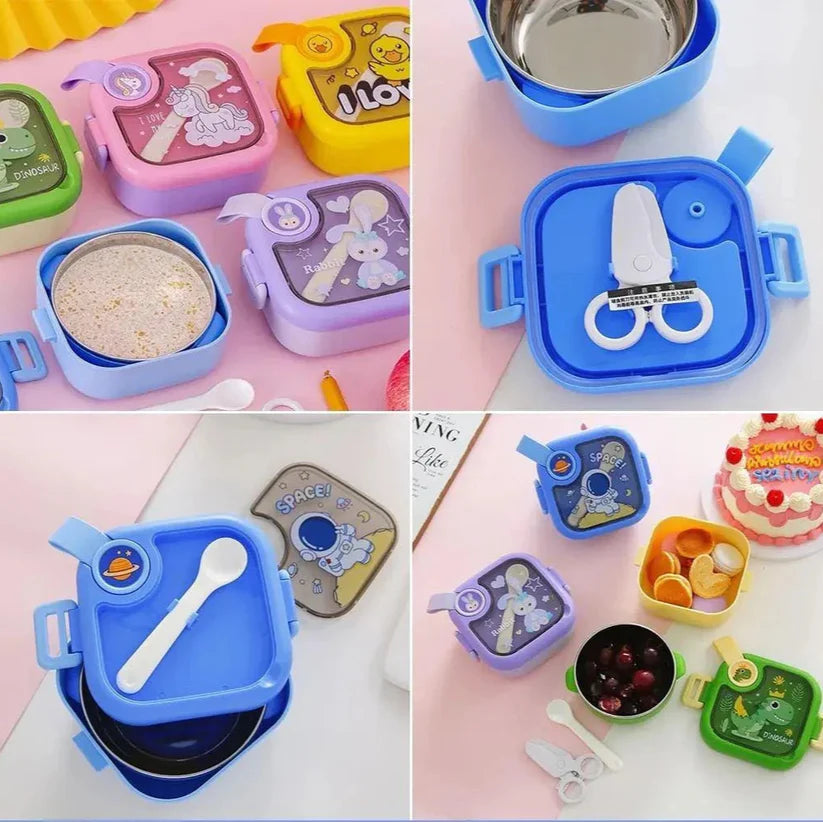 Tiny Teeny Cute Theme Lunch Box for Kids - 750 ML