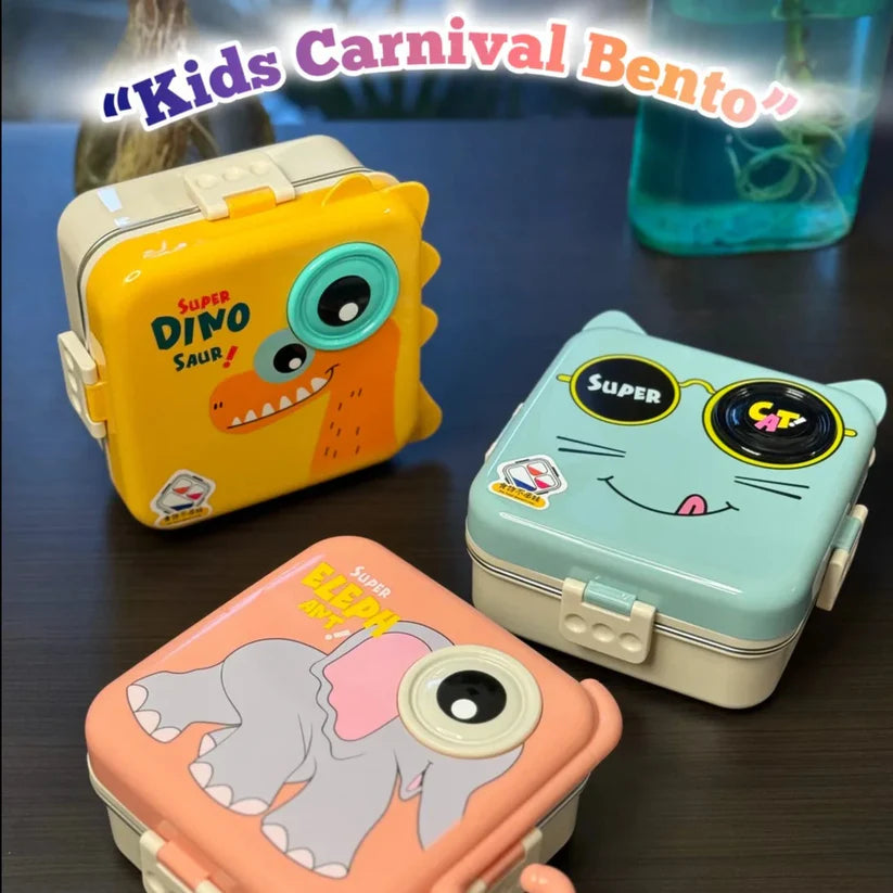 Kid's Favourite Double Decker Stainless Steel Lunch Box