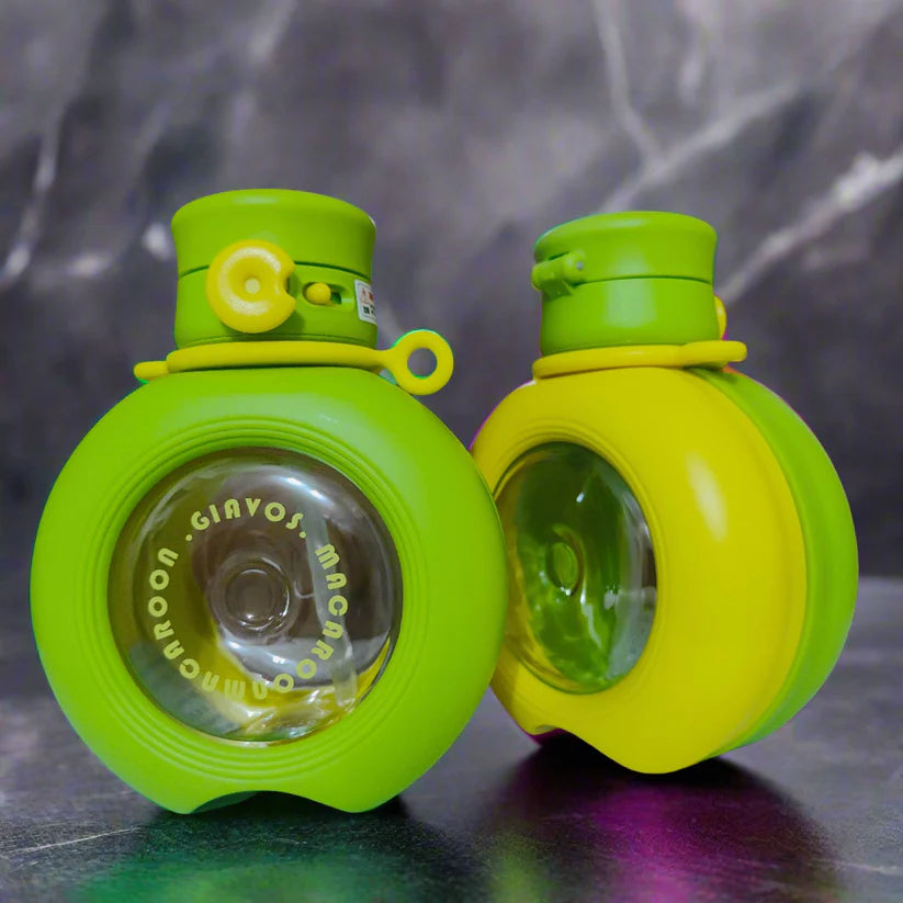 Dual-Tone Circular Kid's School Water Bottle - 800 Ml