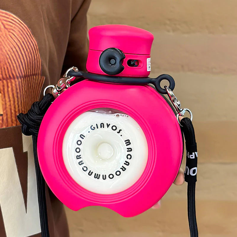 Dual-Tone Circular Kid's School Water Bottle - 800 Ml