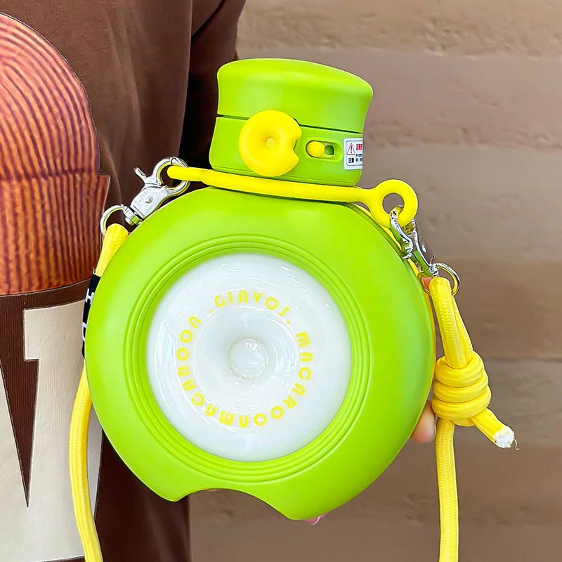 Dual-Tone Circular Kid's School Water Bottle - 800 Ml