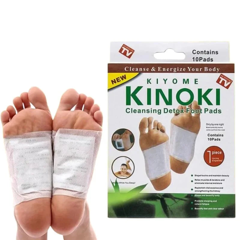 10pcs | Kinoki Detox Foot Pads| Natural Cleansing Foot Patches for Stress Relief & Better Sleep